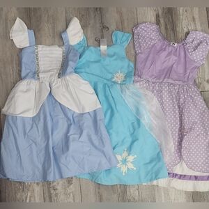 NWOT Girls Disney Princess Inspired Costume Dresses